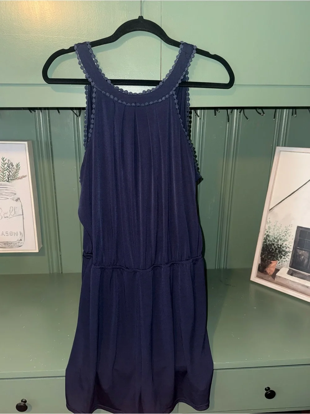Maurices Navy Romper